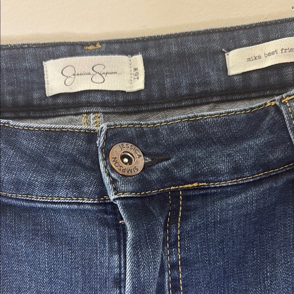 Jessica Simpson Blue Boyfriend Jeans Classic Style - Picture 2 of 15